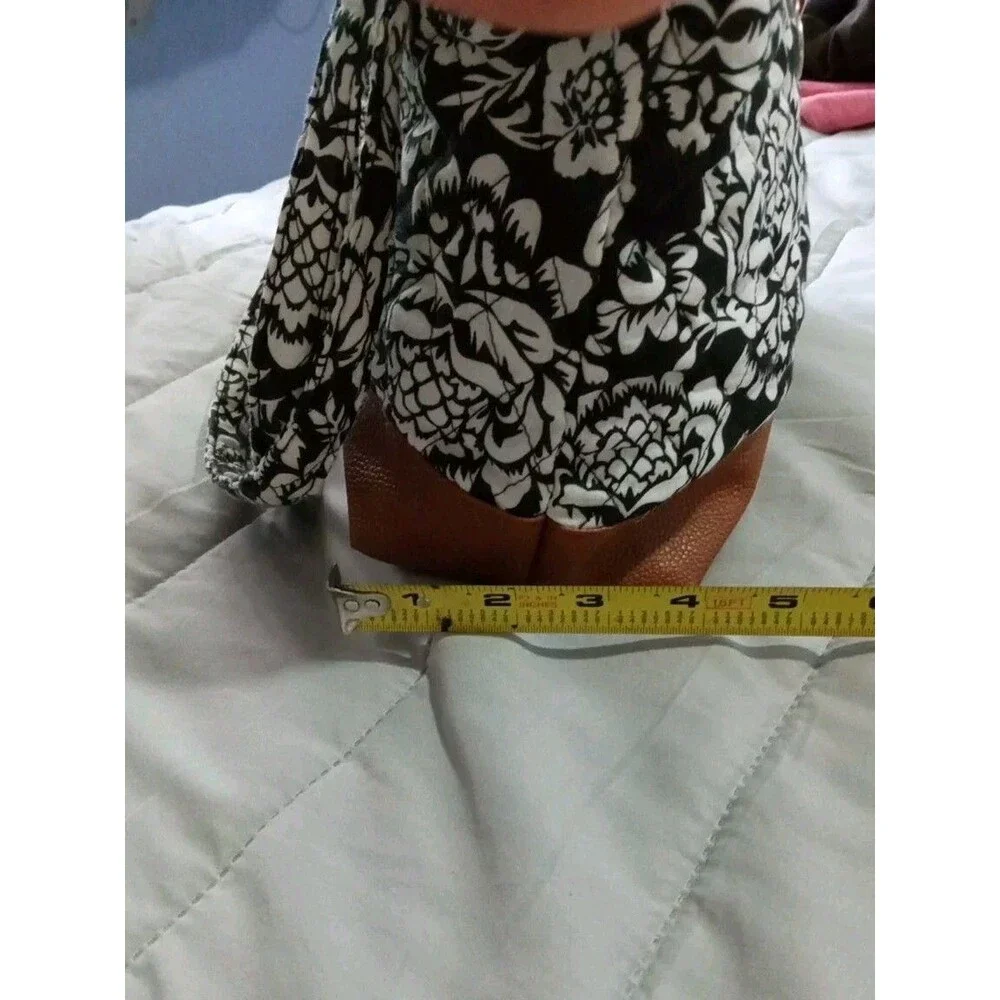 Stone Mountain SNY Black Floral Tote Purse Women’s Handbag